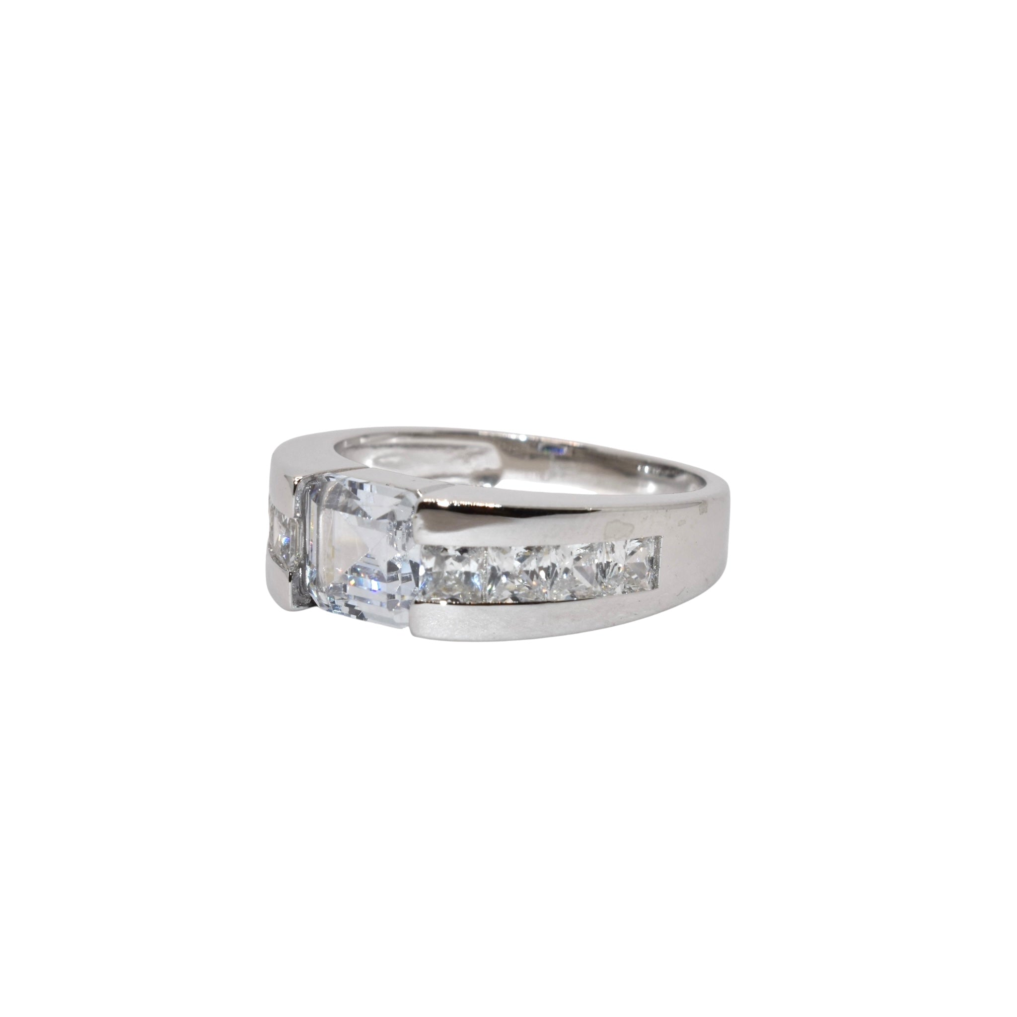 Men's Cushion Cut Ring