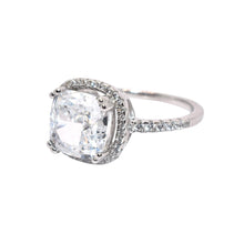 Halo Cushion Cut Ring