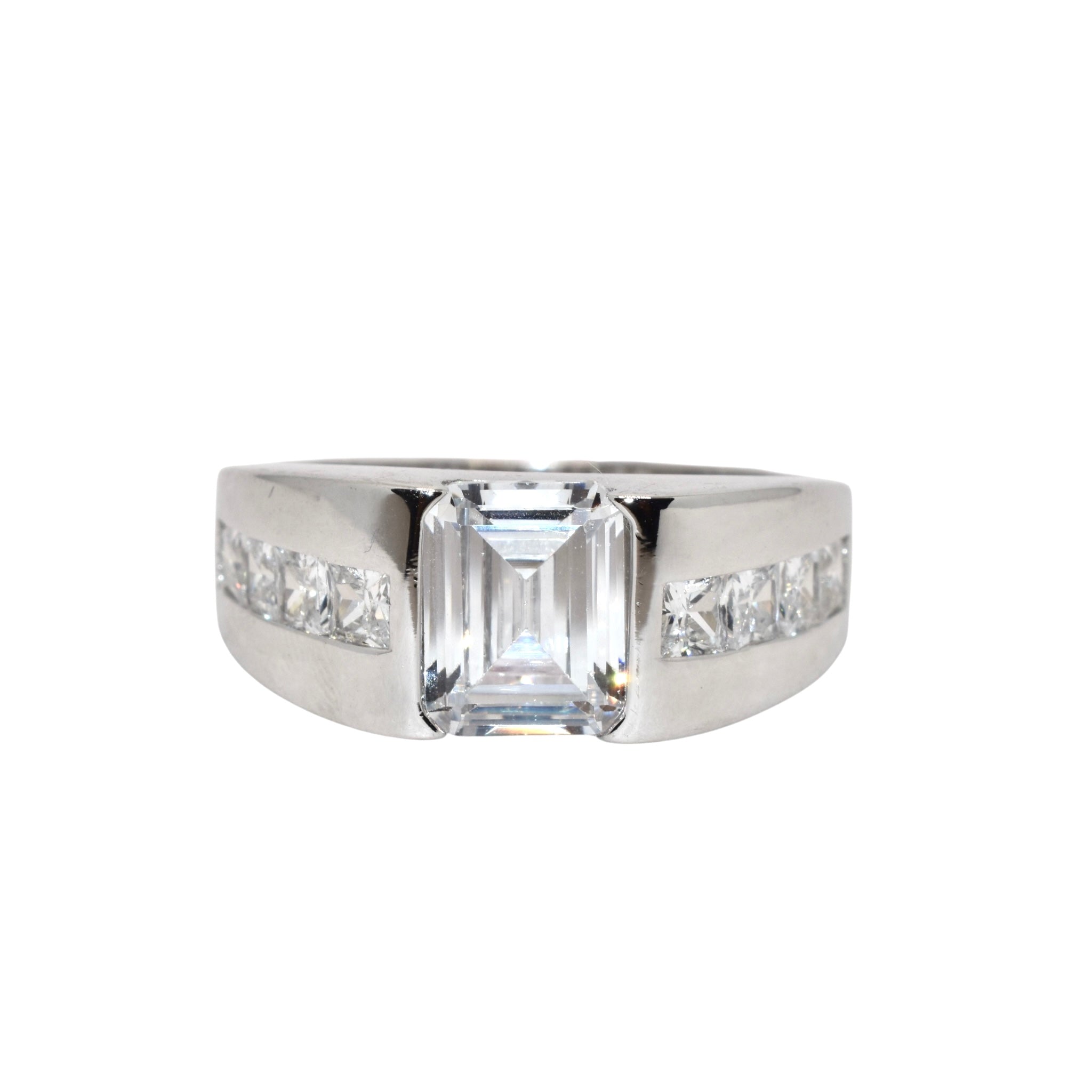Men's Emerald Cut Ring