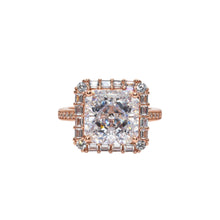 Rose Gold Cushion Cut Ring