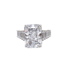 Emerald Cut Ice Stone Ring