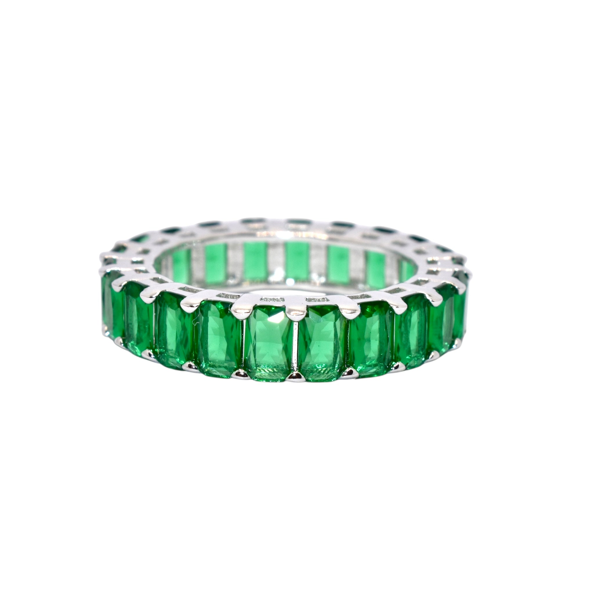Emerald Cut Band Ring