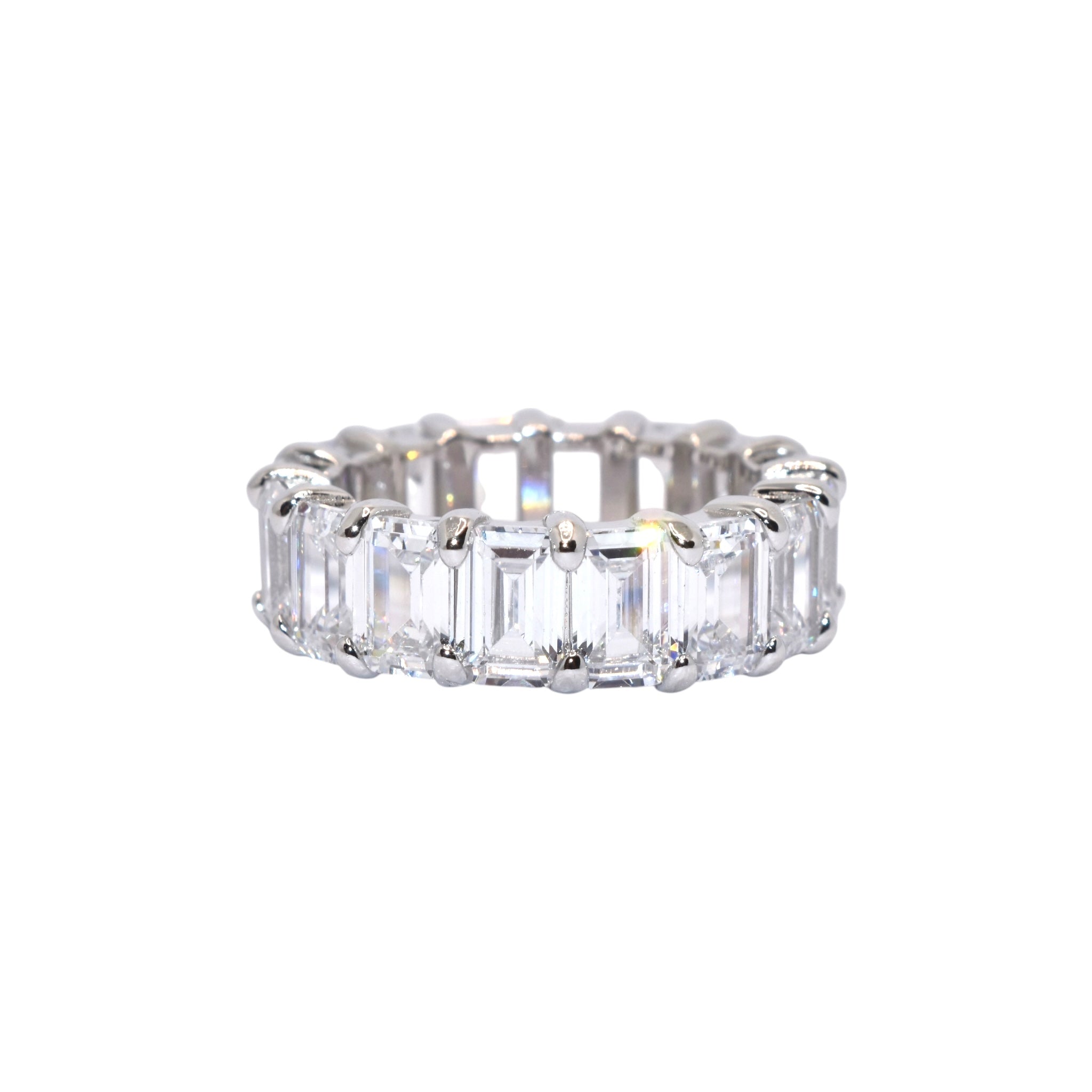 Emerald Cut Band Ring