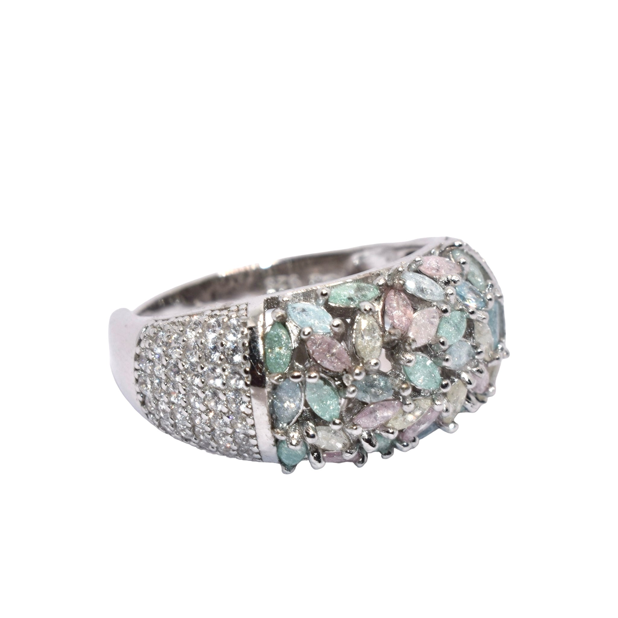 Marquise Shape Pastel Ring