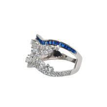 Cross Ring with Sapphire Finish