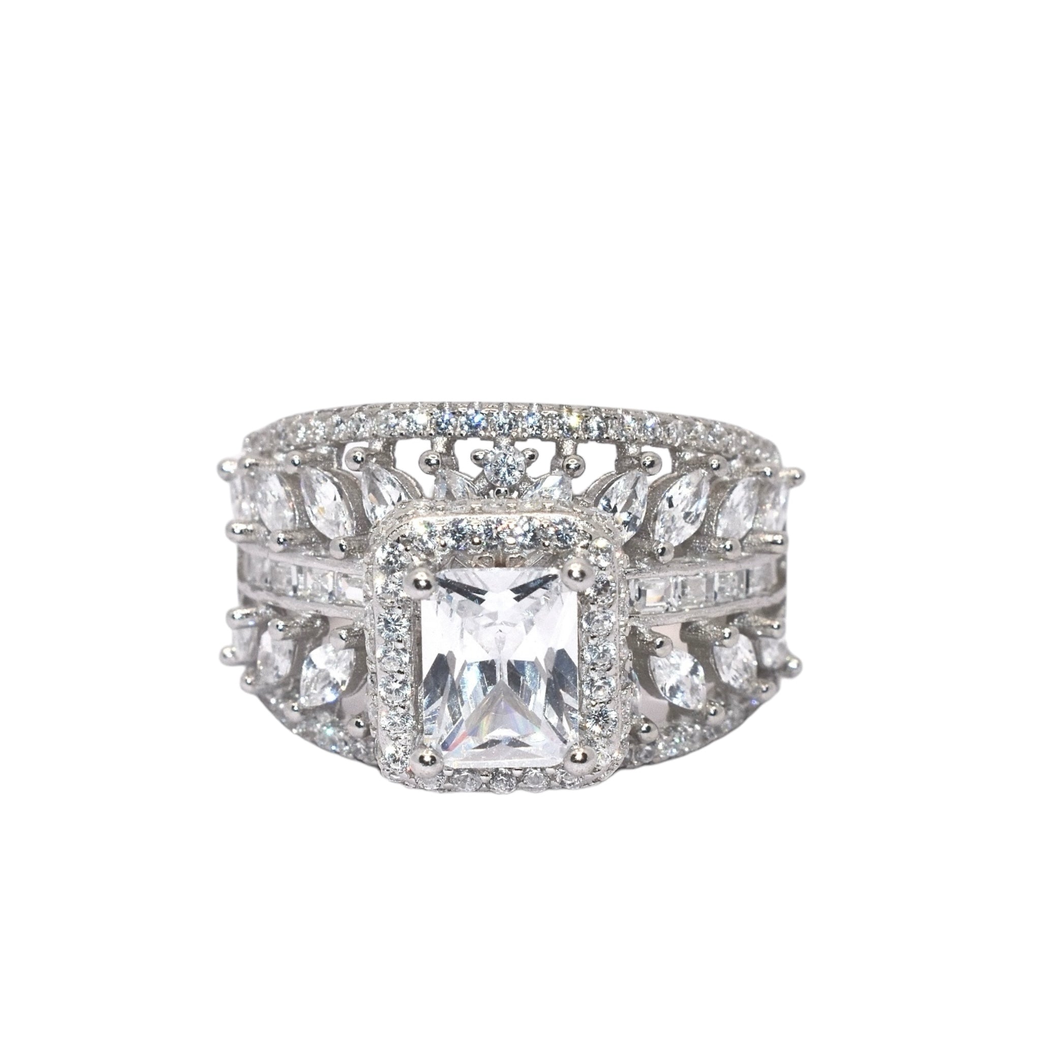 Emerald Cut Cocktail Ring