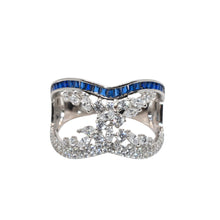 Cross Ring with Sapphire Finish