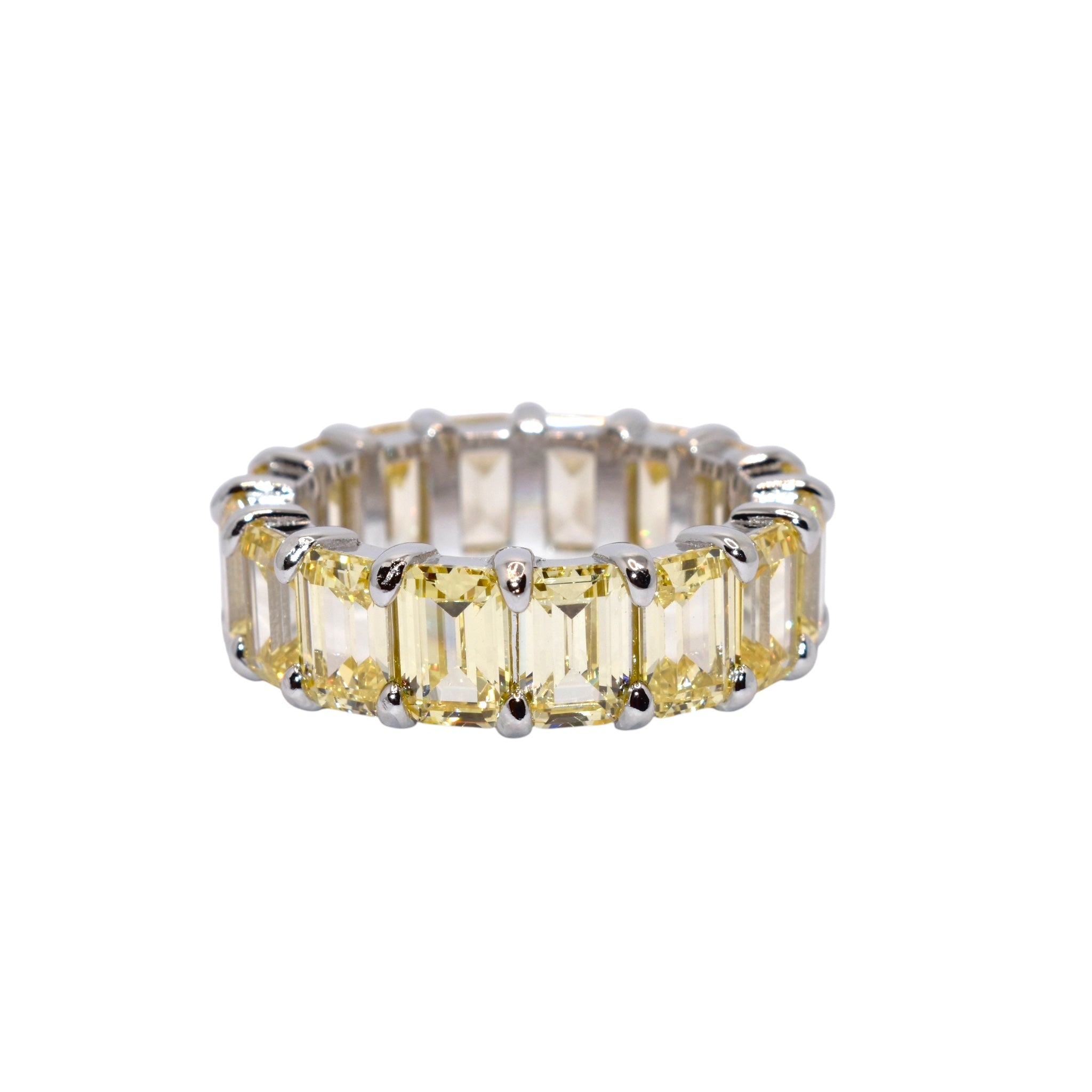 Emerald Cut Band Ring