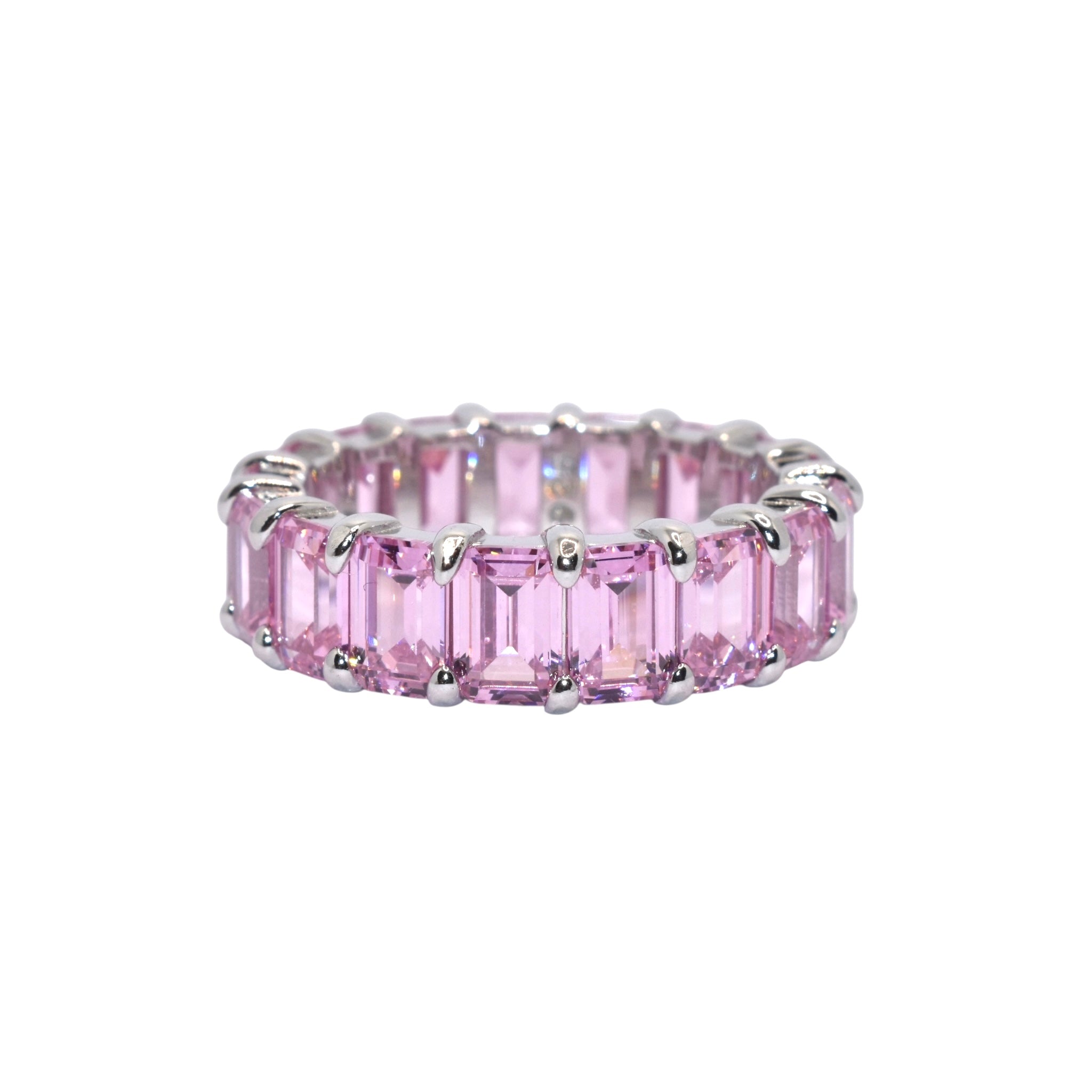 Emerald Cut Band Ring