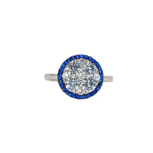 Sapphire Coloured Ring