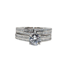 Solitaire Dual Set Ring