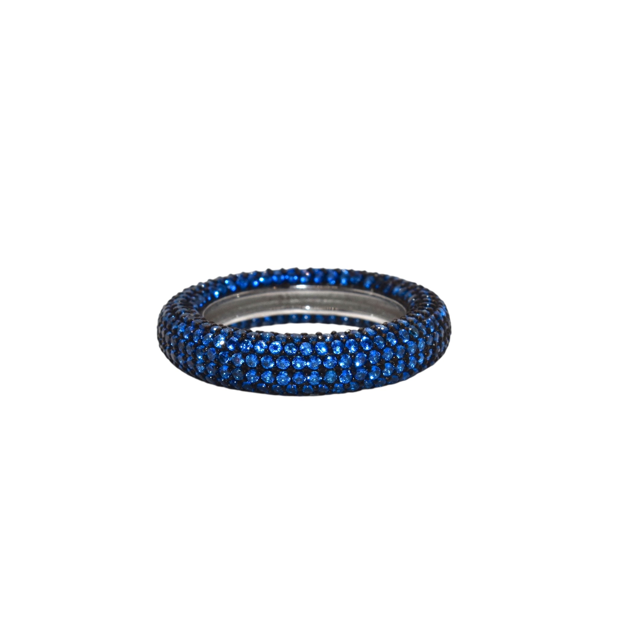 Sapphire Coloured Band Ring