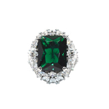 Emerald Coloured Cocktail Ring
