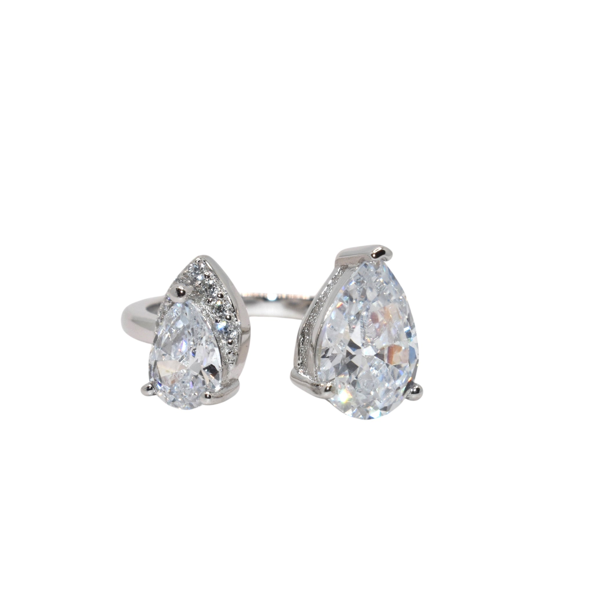 Dual Pear Shape Ring