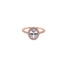 Rose Gold Oval Shape Ring