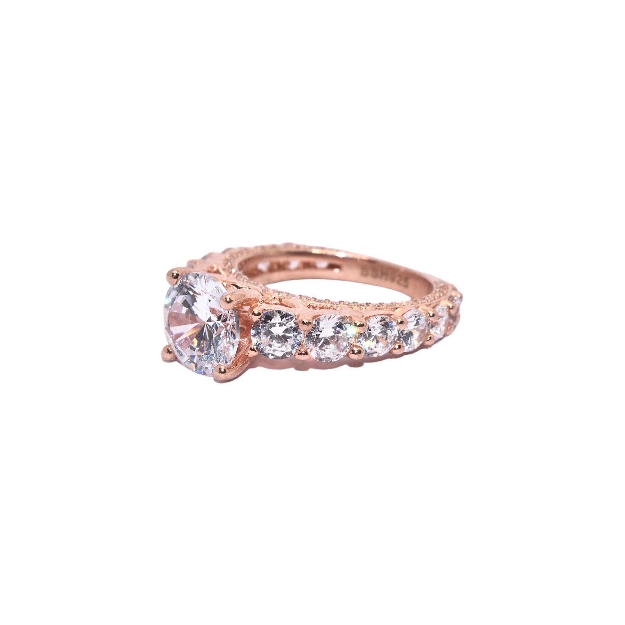 Rose Gold Solitaire Ring