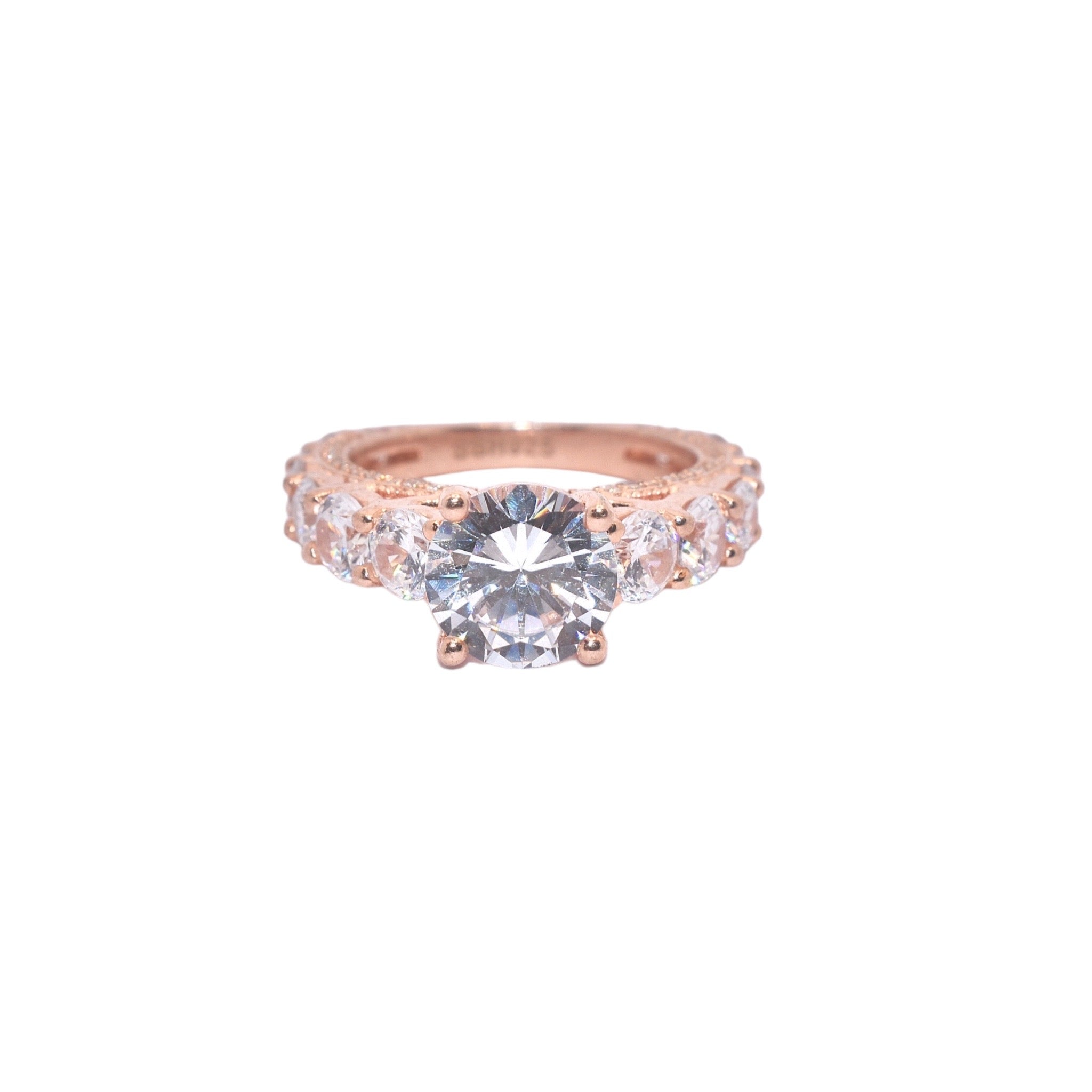 Rose Gold Solitaire Ring