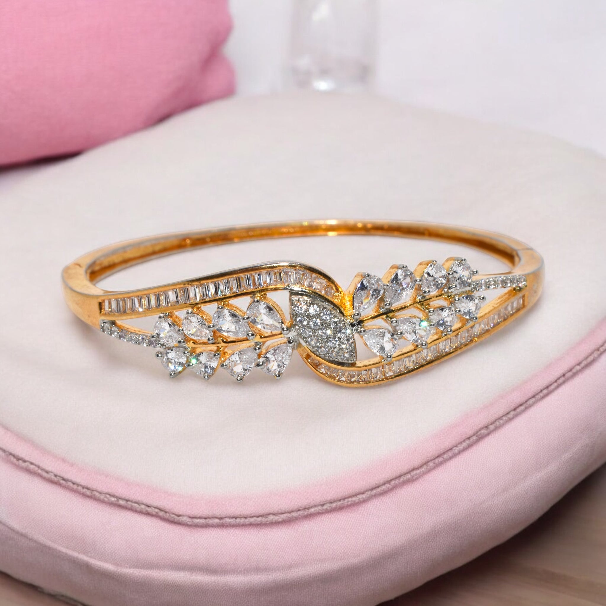 Gold Coloured Marquise Bracelet