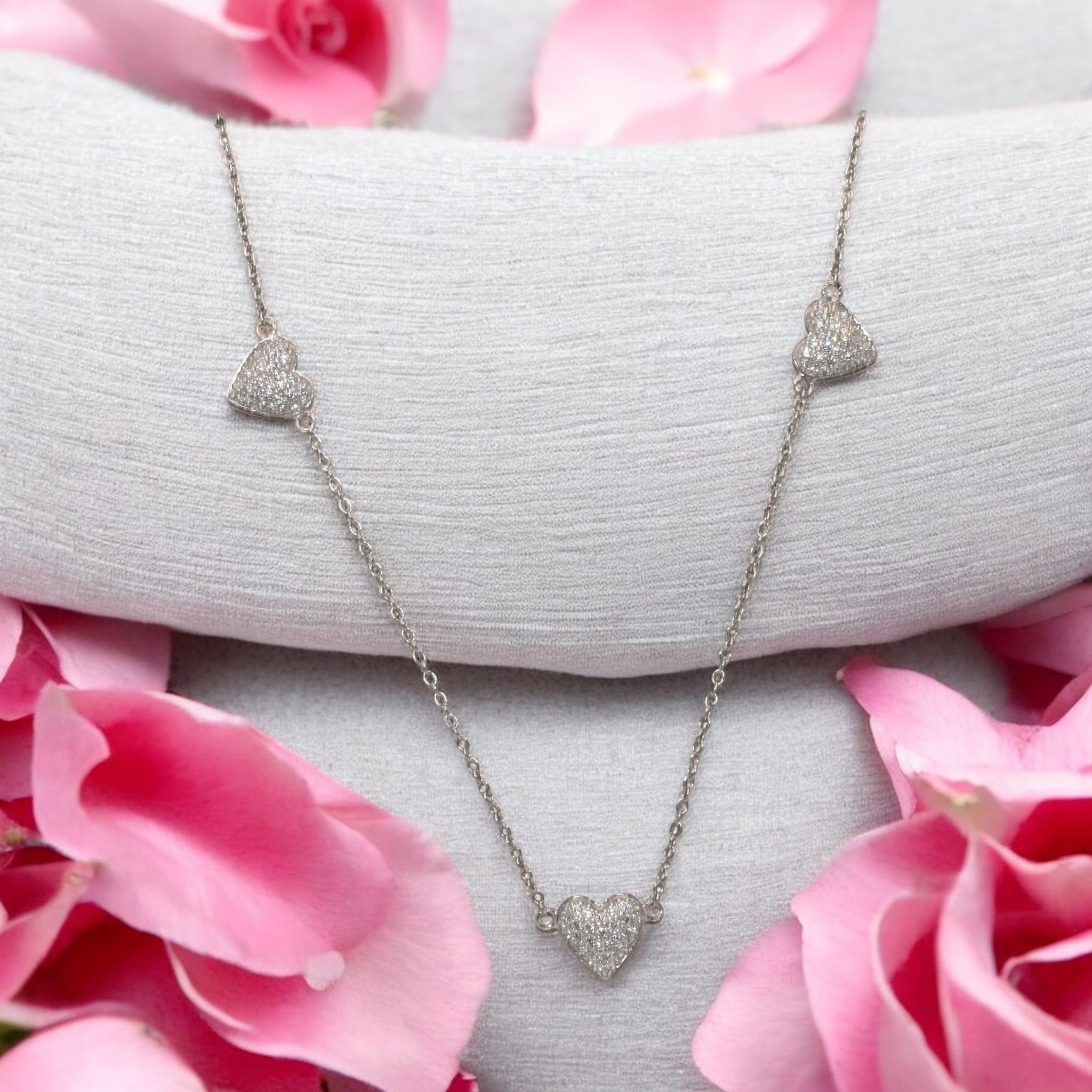 Triple Heart Necklace
