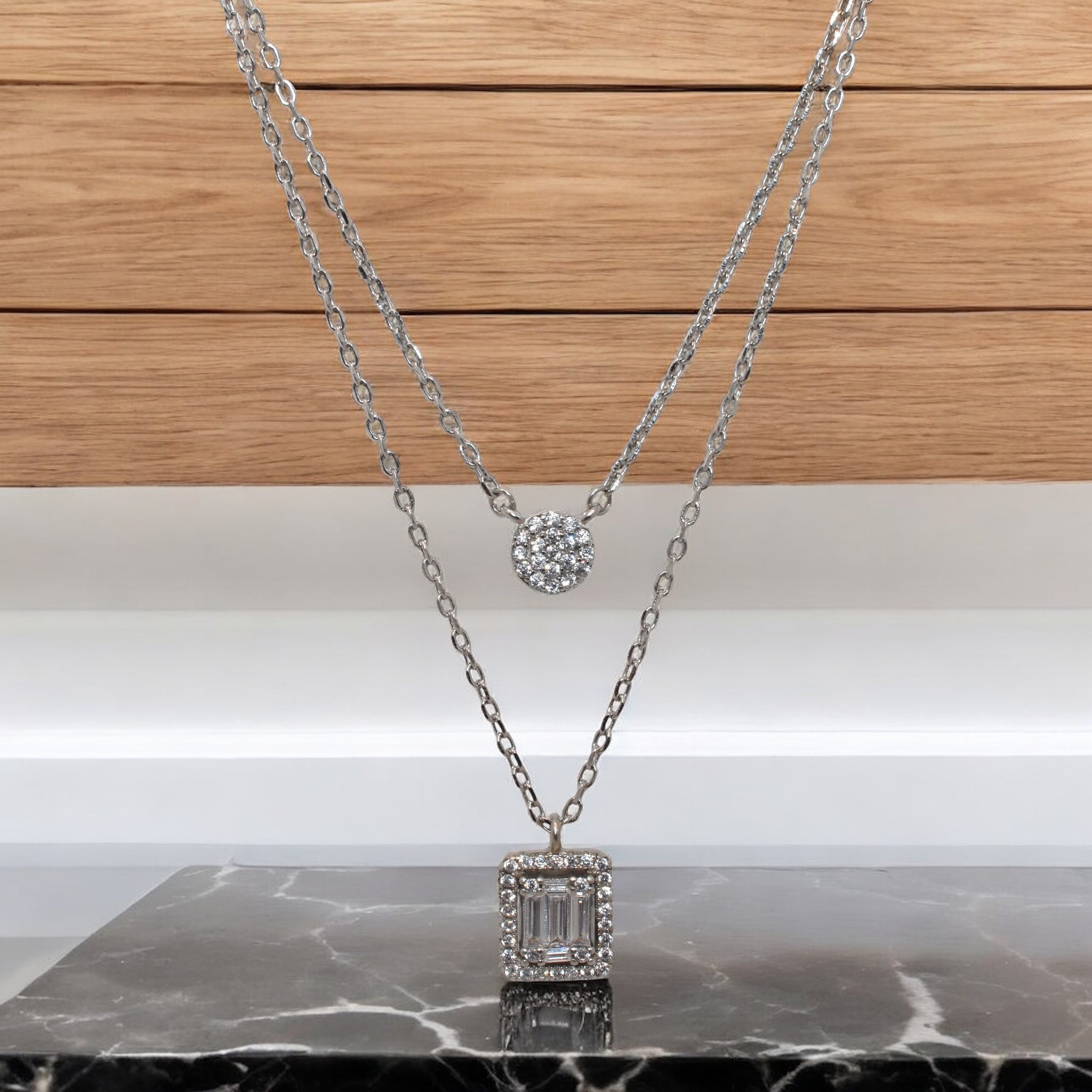 Emerald Cut Necklace