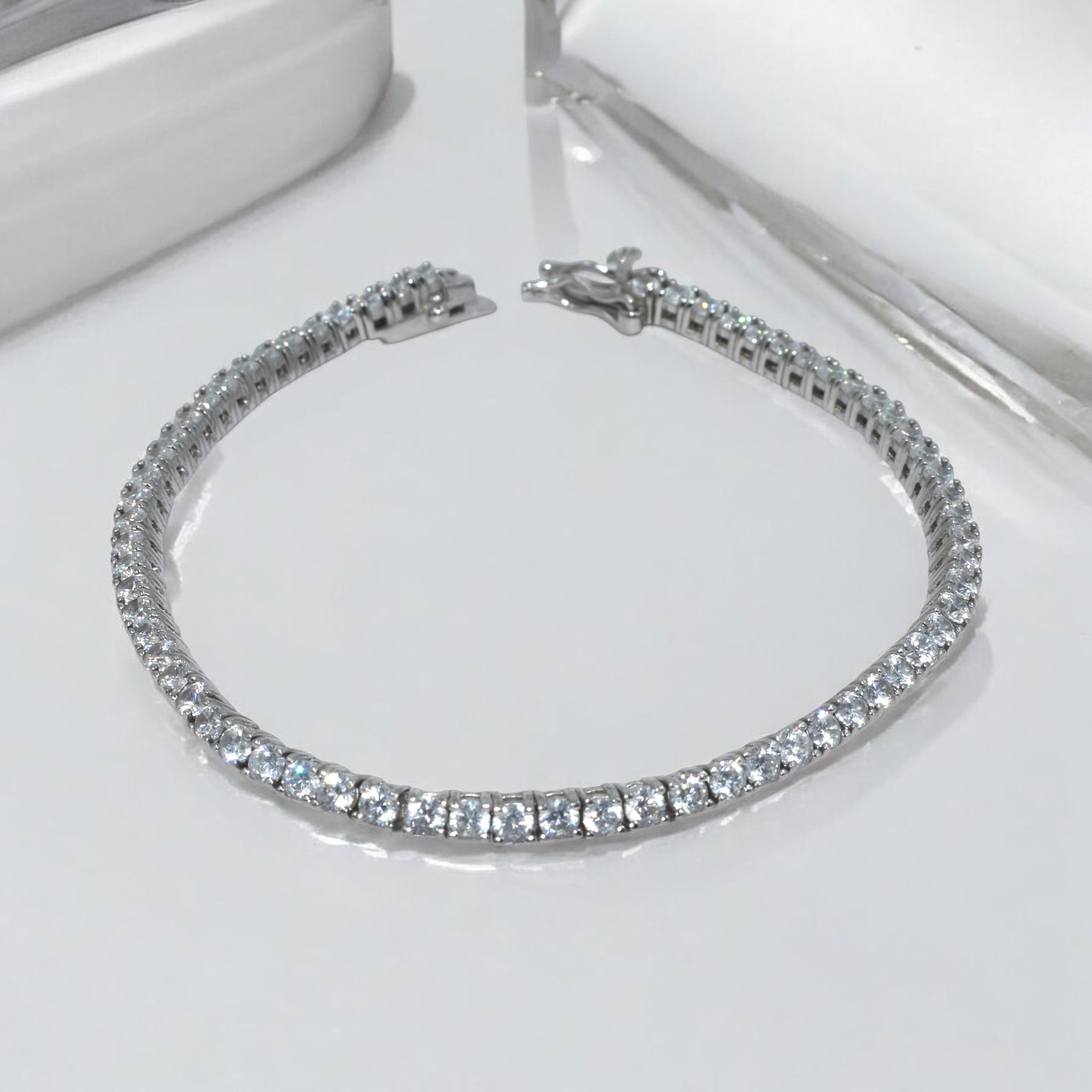 3mm Solitaire Bracelet