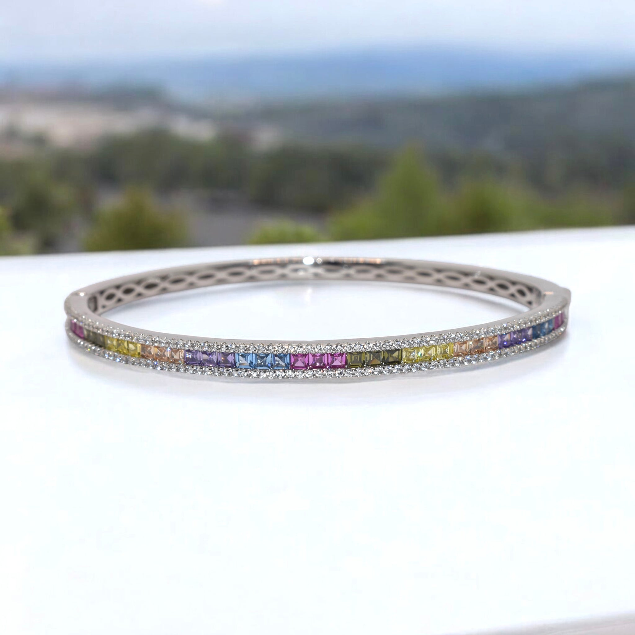 Half Multi Coloured Bracelet