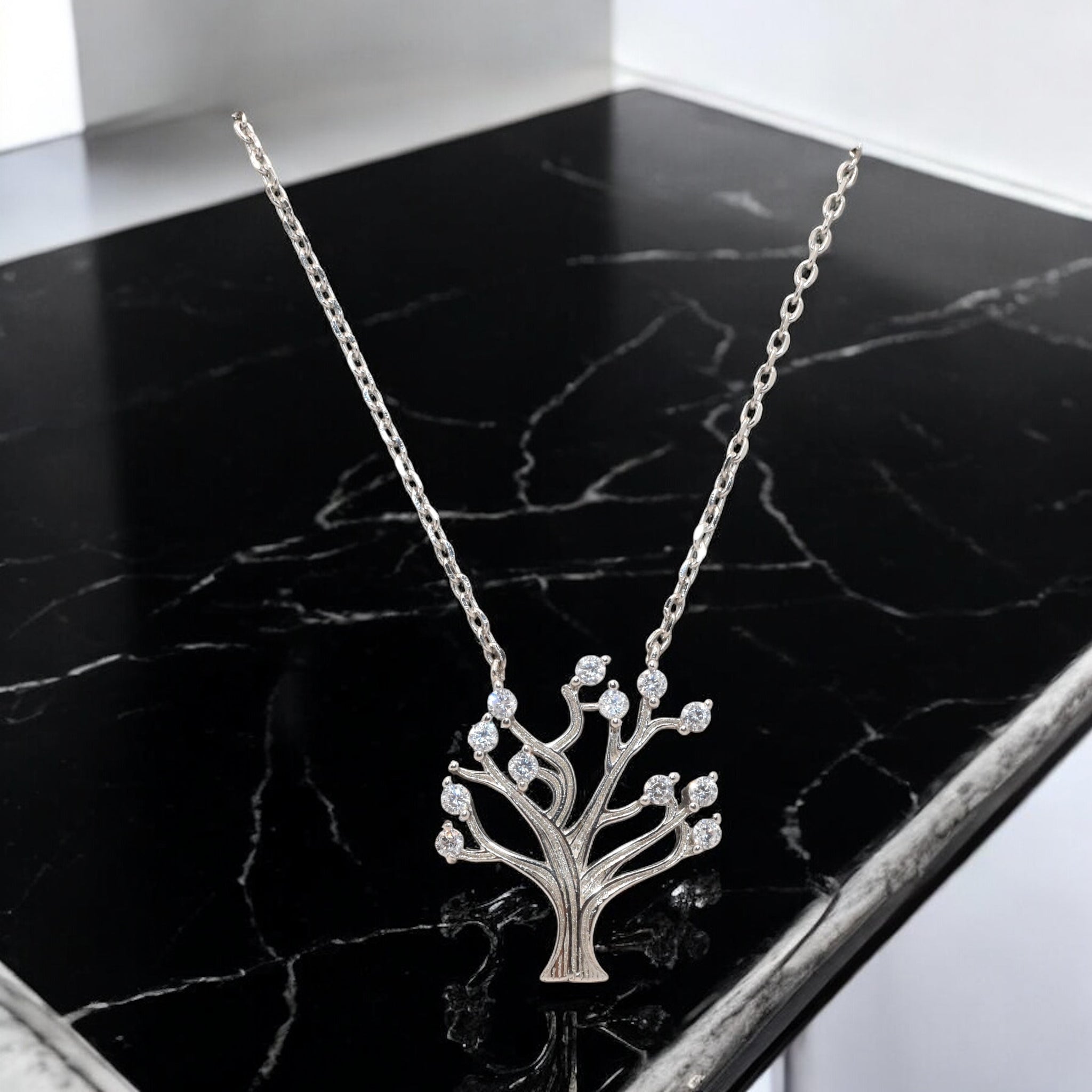 Tree Shape Chain Pendant