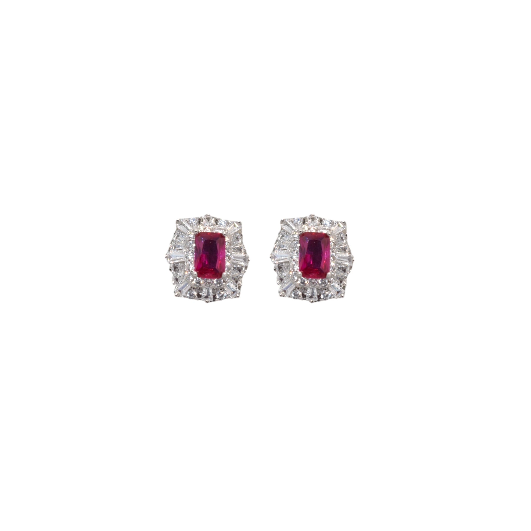 Alinta Ruby Coloured Studs