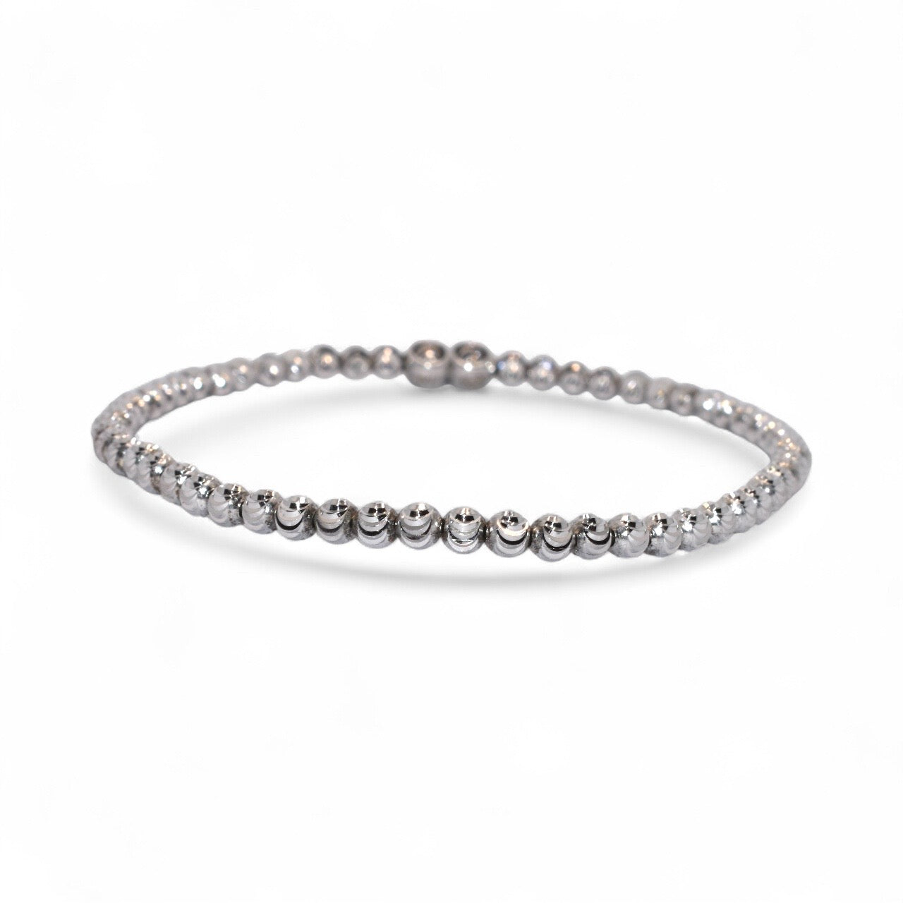 Silver Coloured Italian Bracelet