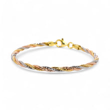 Triple Tone Italian Bracelet