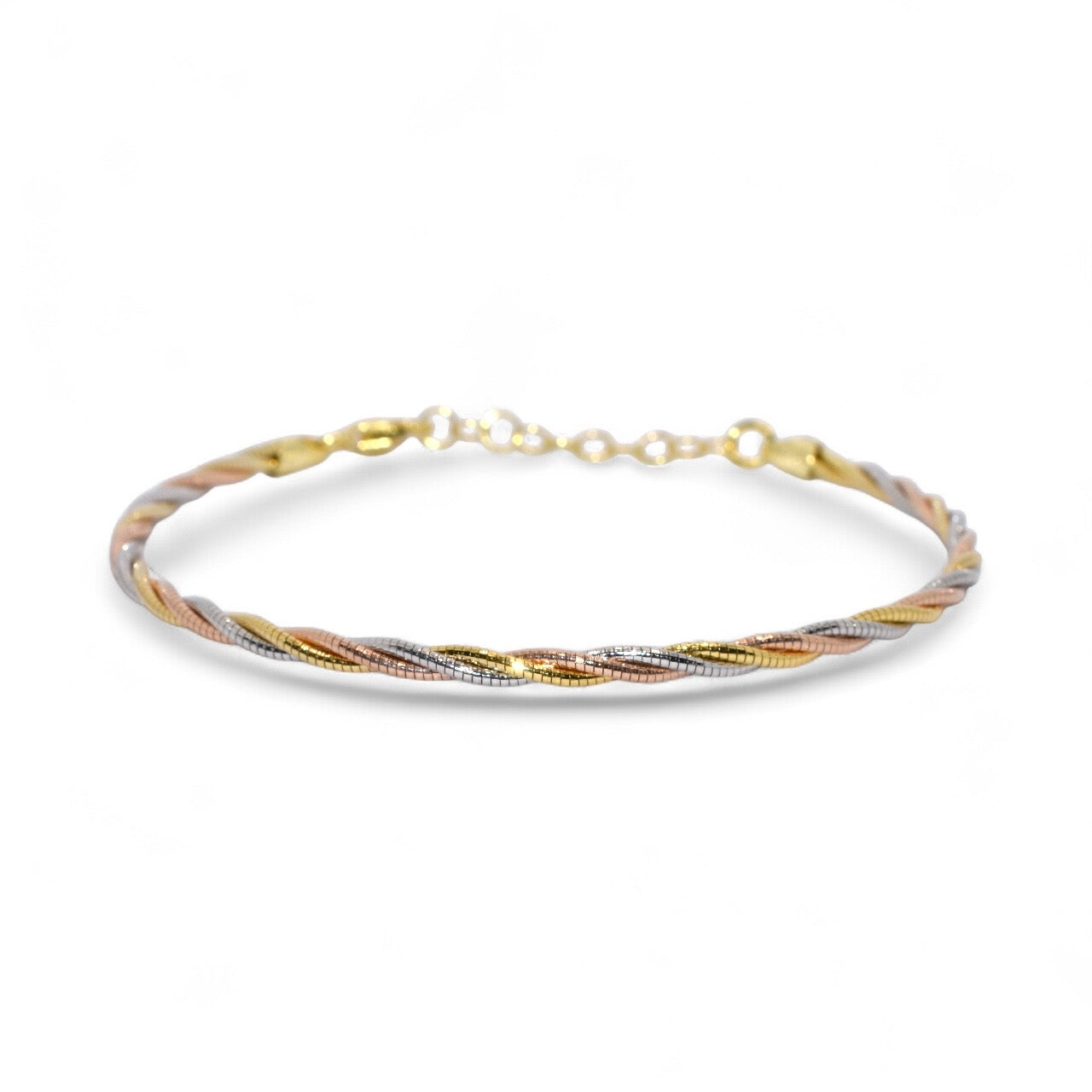 Triple Tone Italian Bracelet