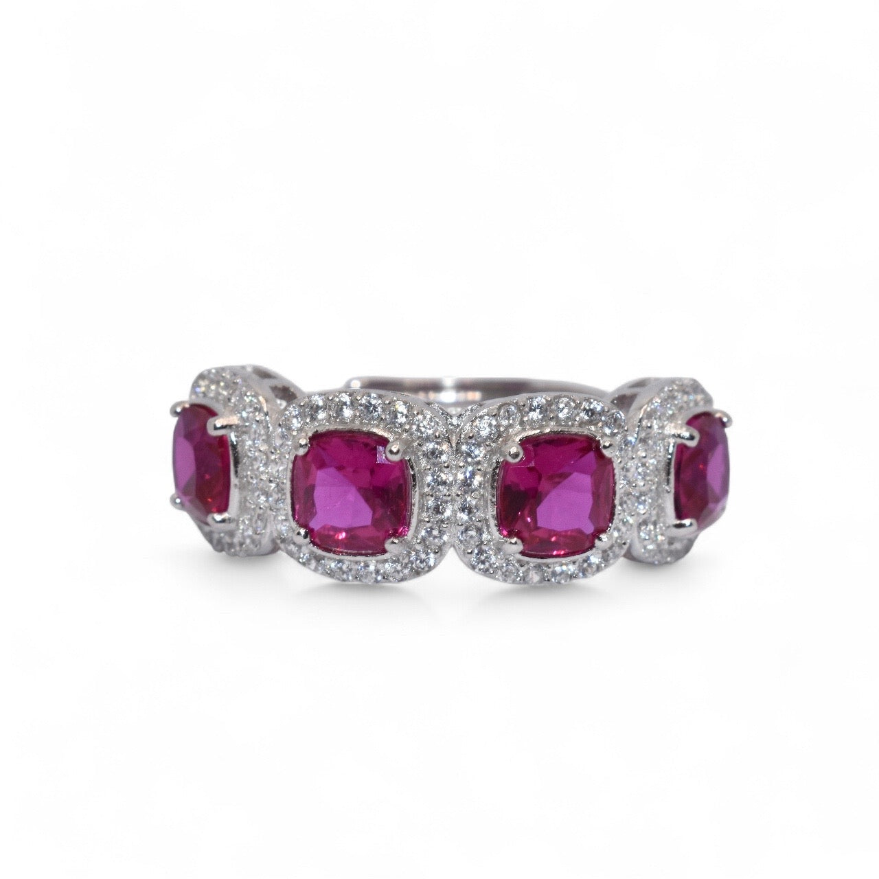 Lucia Ruby Coloured Ring