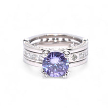 Cecilia Voilet Coloured Ring