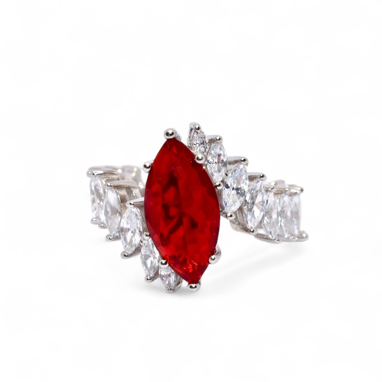 Alessandra Ruby Coloured Ring