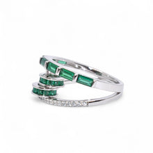 Aurora Emerald Cut Ring