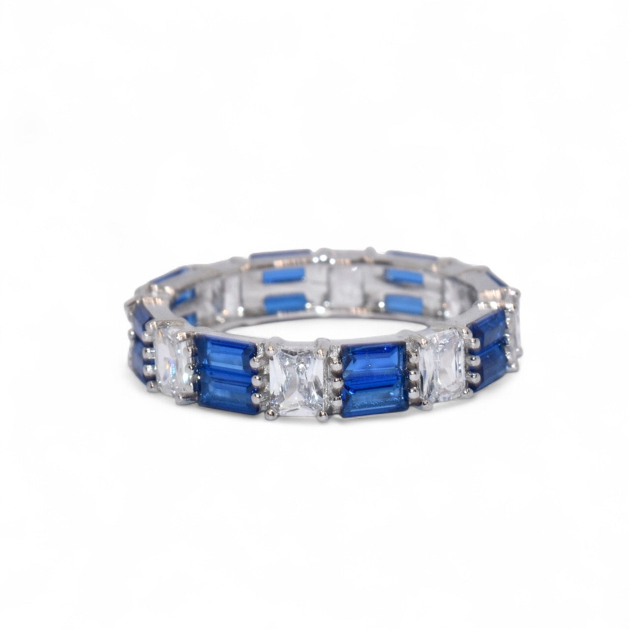 Sapphire Coloured 2 in 1 Ring
