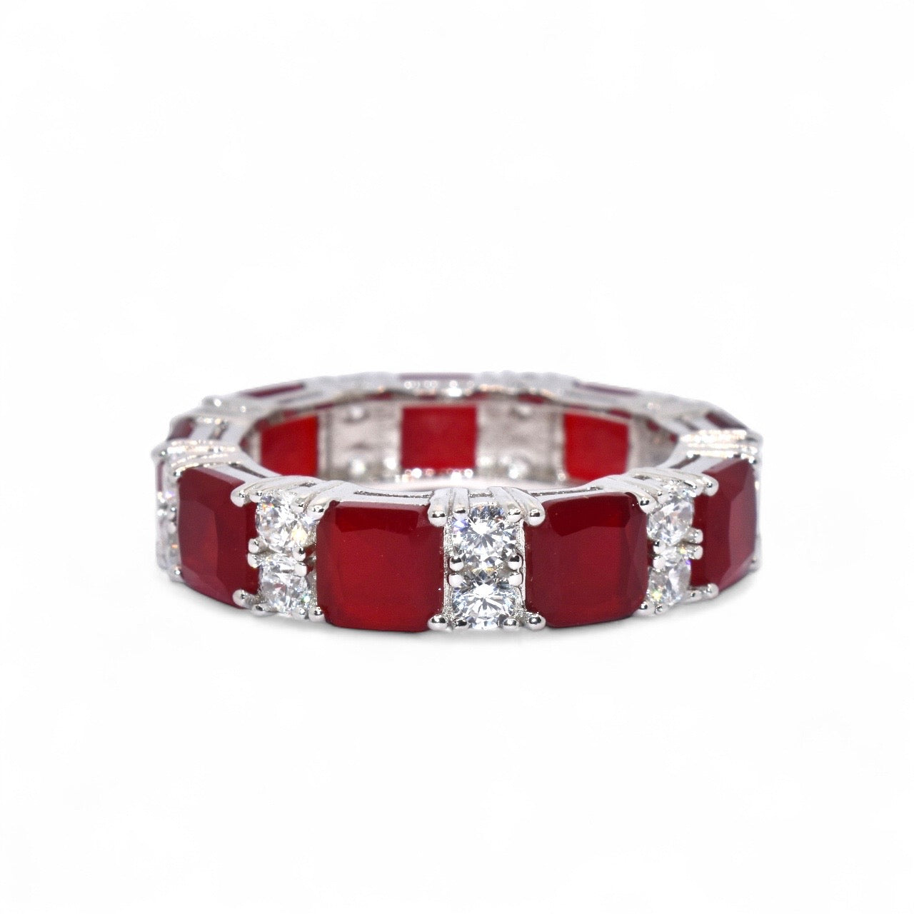 Gabriella  Ruby Band Ring