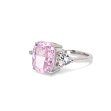 Sofia Pink Coloured Oval Ring