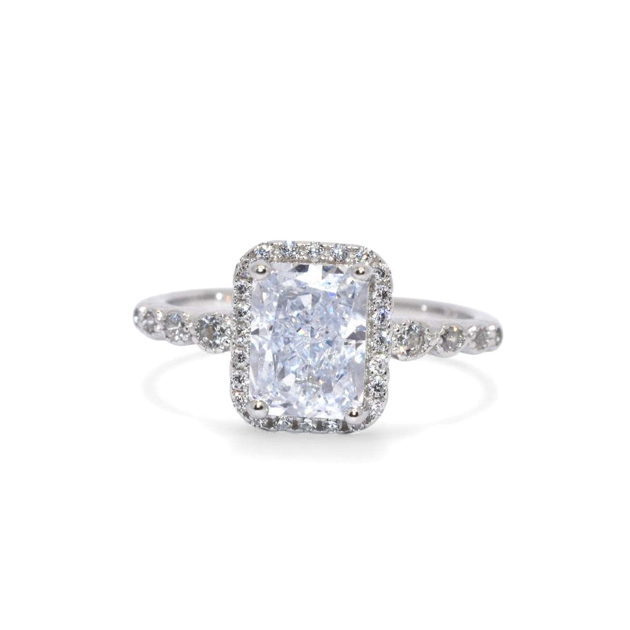 Oksana Emerald Cut Ring