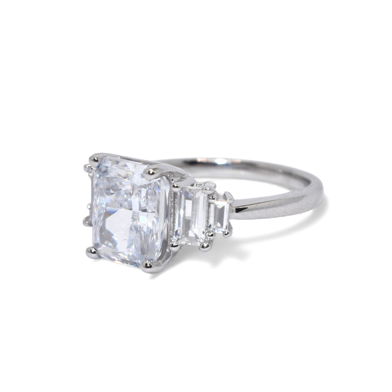 Aleksandra Emerald Cut Ring