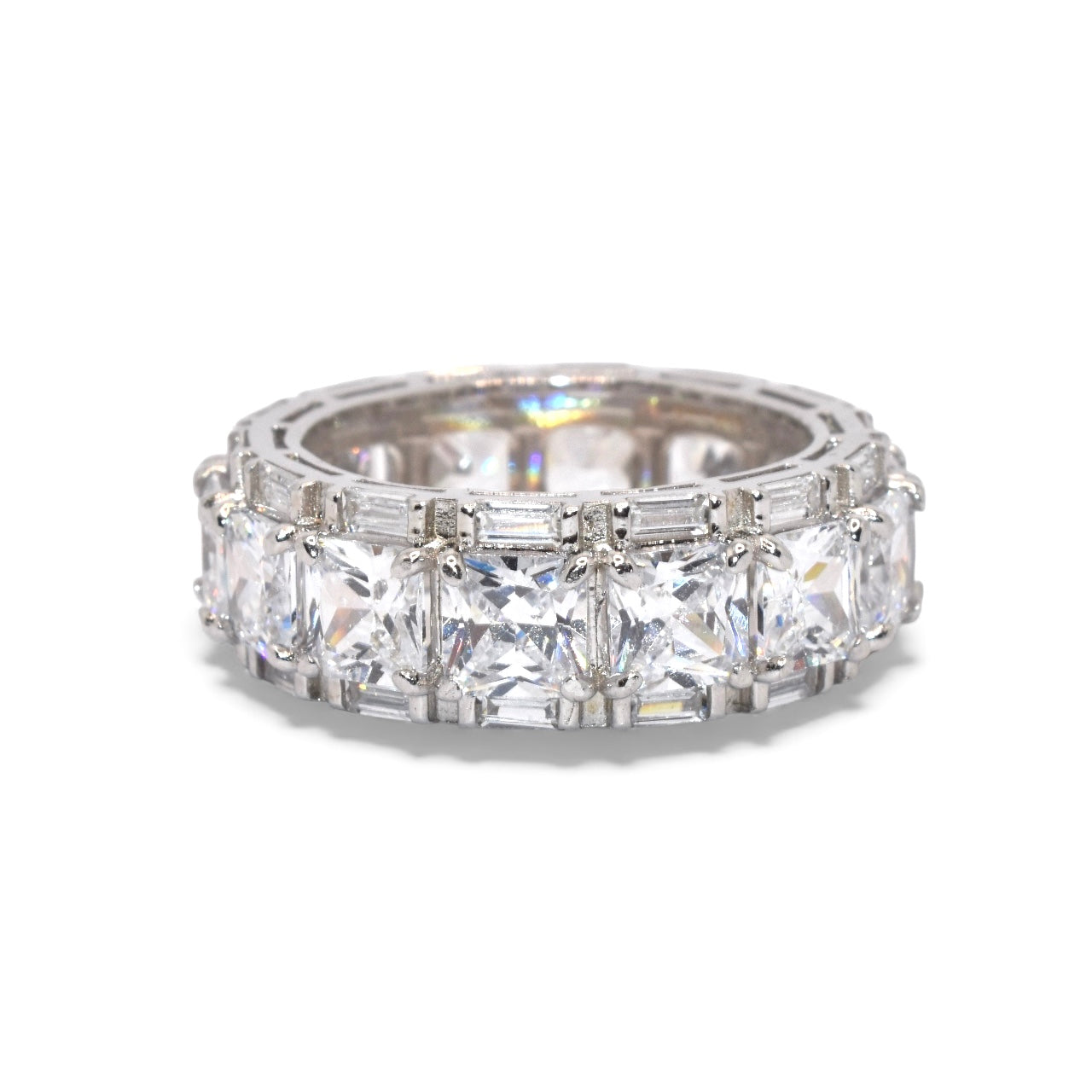 Cushion Cut Band Ring