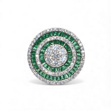 Emerald Coloured Ring