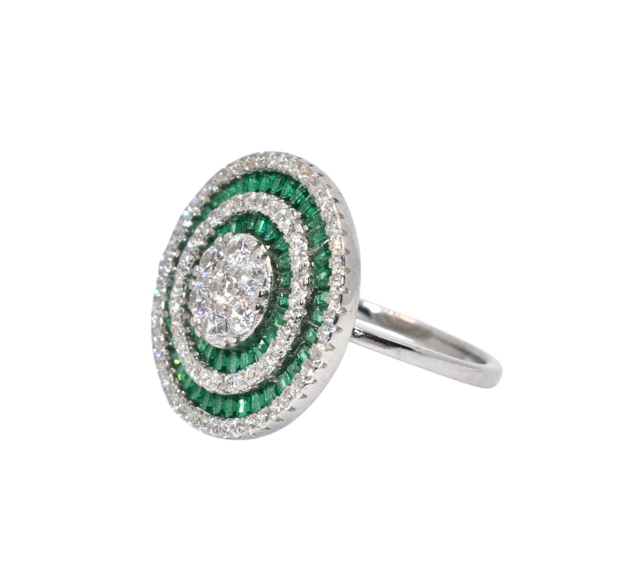 Emerald Coloured Ring