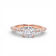 Rose Gold Abigail Cushion Cut Ring