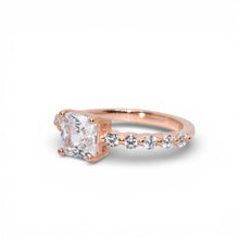 Rose Gold Abigail Cushion Cut Ring