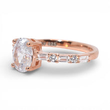 Rose Gold Ava Oval Ring