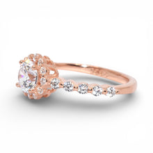 Rose Gold Athena Solitaire Ring